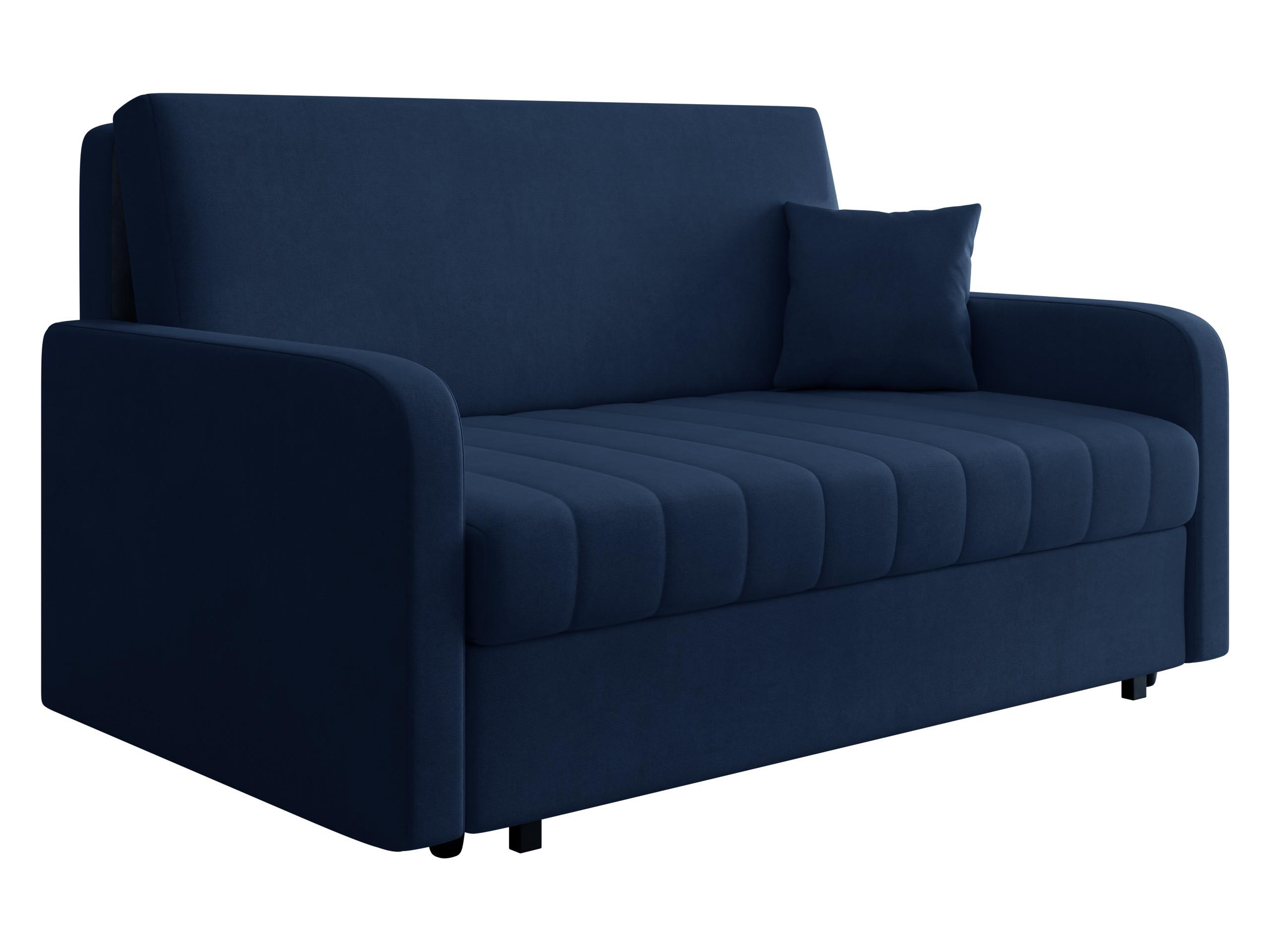 SCHLAFSOFA Viva Silk IV - Schwarz/Dunkelblau, Holz/Textil (172/85/98cm) - MIRJAN24