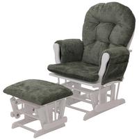 RELAXSESSEL Grün, Weiß - Weiß/Grün, Textil (75/100/71cm) - MCW