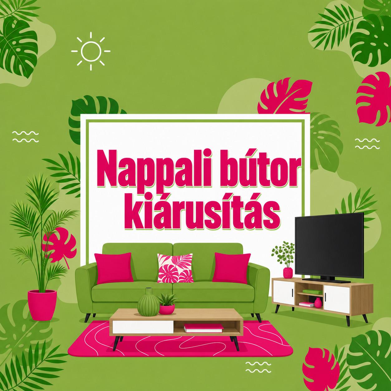 Nappali bútor kiárusítás