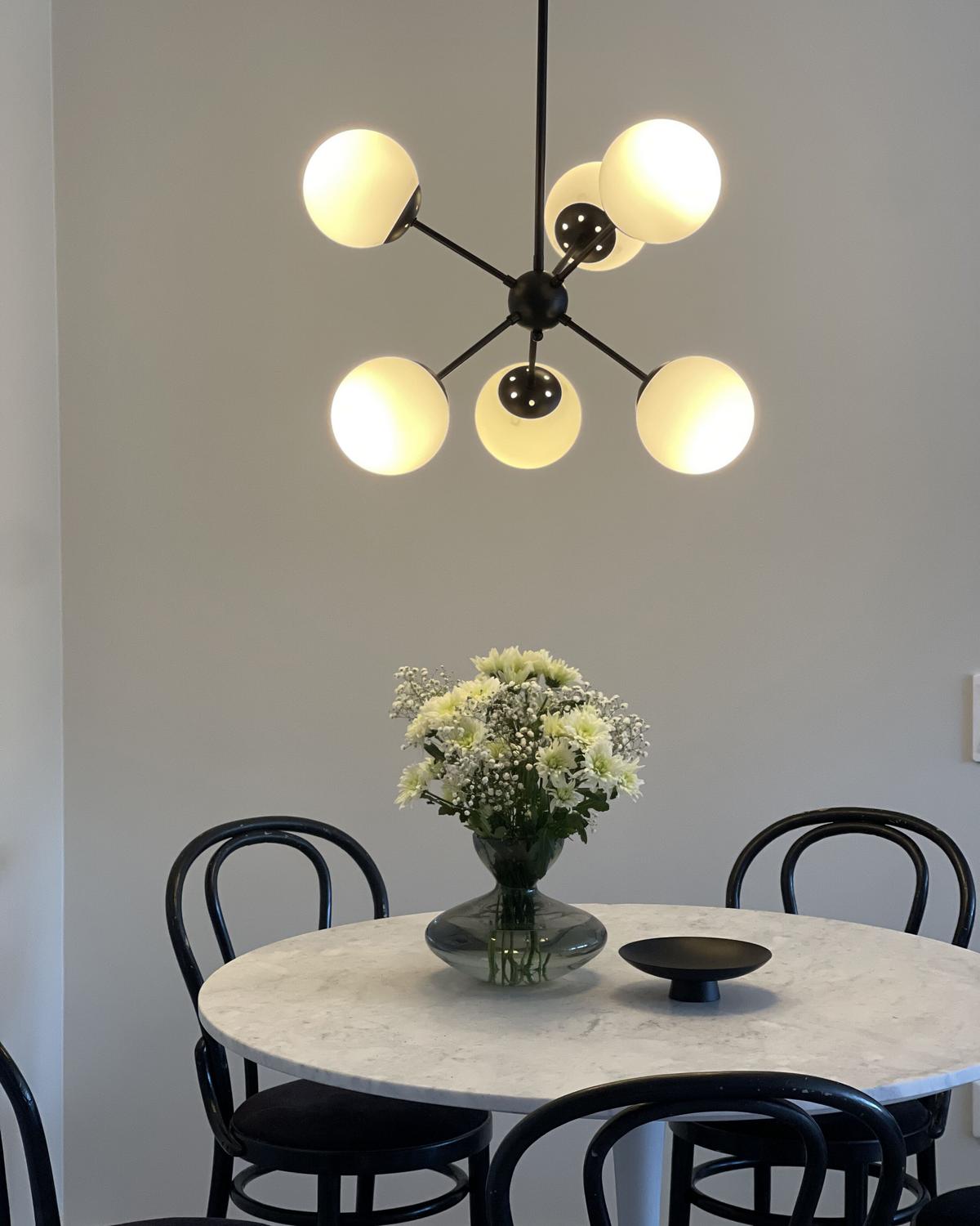 HÄNGELEUCHTE Adawro 58/58/100 cm - Schwarz, Metall (58/58/100cm) - Beliani
