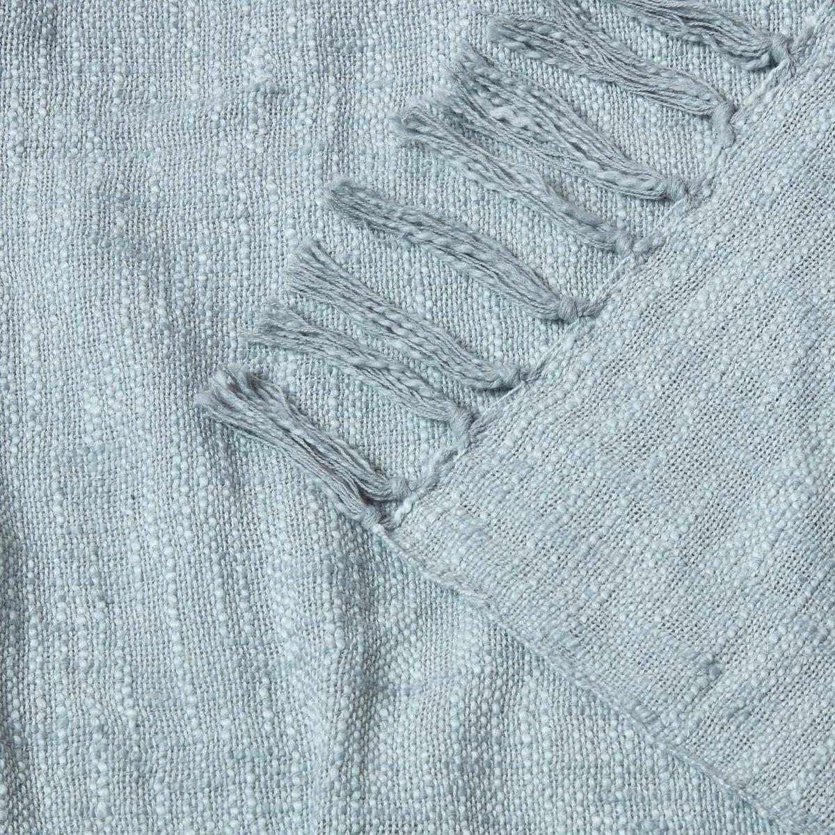 WOHNDECKE Nirvana Slub 255/360 cm, 100% Baumwolle - Grau, Textil (255/360cm) - Homescapes