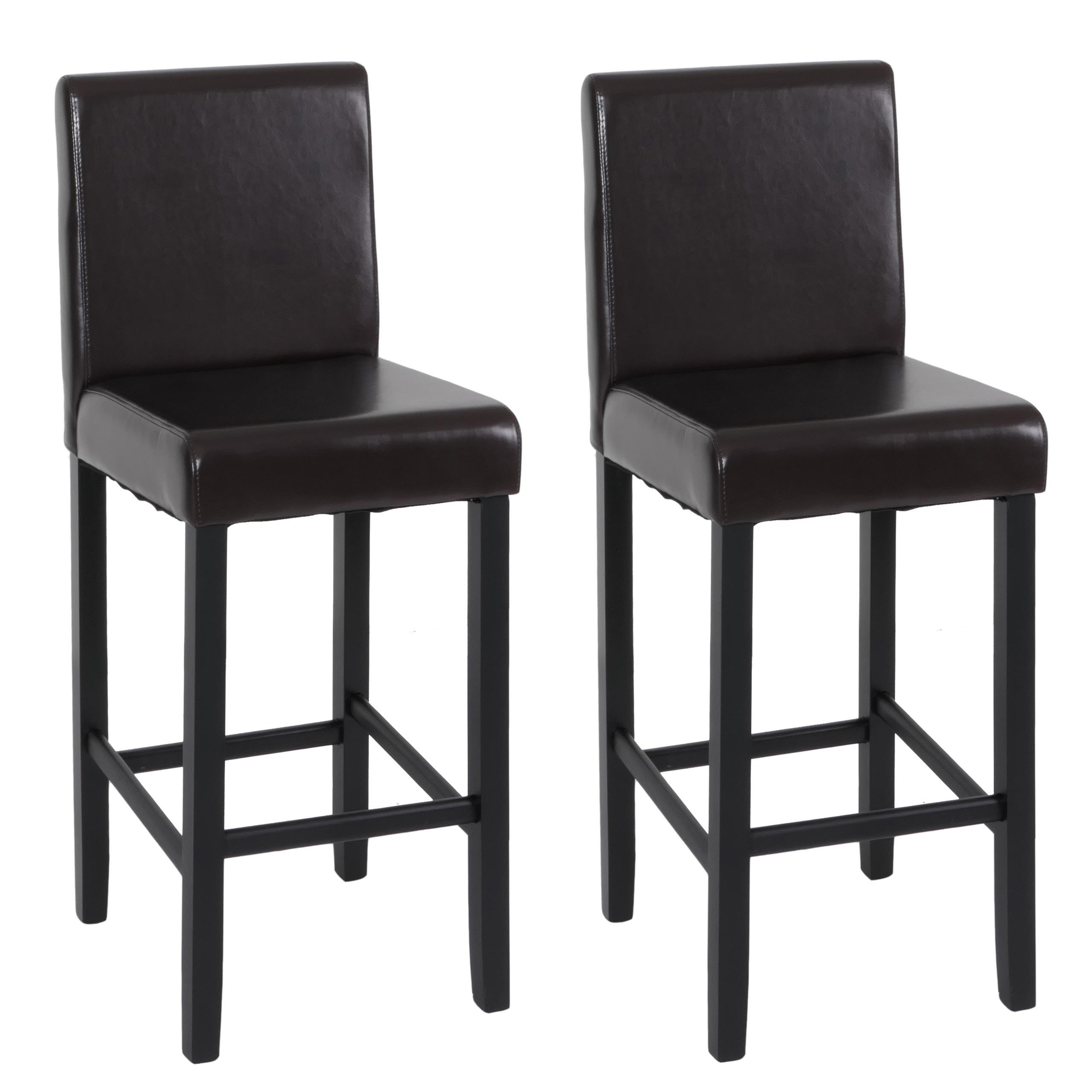 BARHOCKER Braun 2er-Set - Braun, Holz (41/112/37cm) - MCW