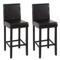 BARHOCKER Braun 2er-Set - Braun, Holz (41/112/37cm) - MCW