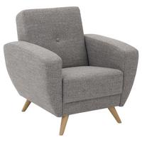 POLSTERSESSEL Kazdoia Flachgewebe grau - Grau, Kunststoff (82/85/83cm) - 58aufmkessel