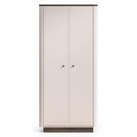 KLEIDERSCHRANK Vilavio Kaschmir/Eicheoptik, 92 cm - Taupe/Dunkelbraun, Holzwerkstoff/Metall (91.6/191.5/53cm) - Selsey