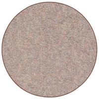 SCHLINGENTEPPICH MEMORY MELIERT RUND - Braun, Textil (100/100cm) - Snapstyle