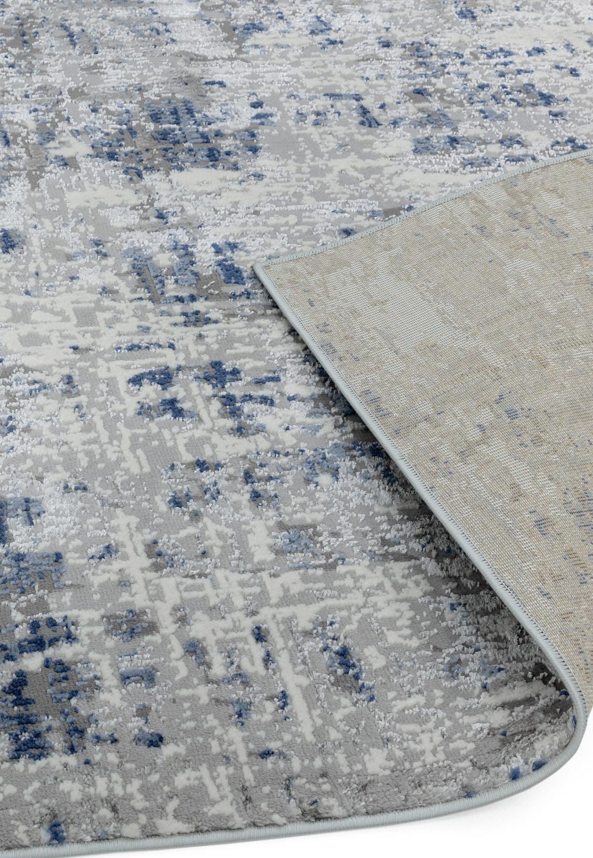 TEPPICH PARMA-Sorbolo, abstrakt, Dunkelblau, 200 x 290 cm - Dunkelblau, Textil (200/290cm) - KADIMA DESIGN