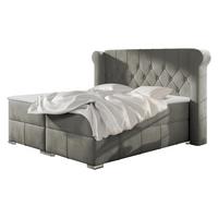 BOXBETT Massimo - H3 - Greige, Holz (160/200cm) - MIRJAN24