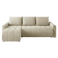 ECKSOFA Sprint - Schwarz/Naturfarben, Holz/Kunststoff (230/149cm) - MIRJAN24