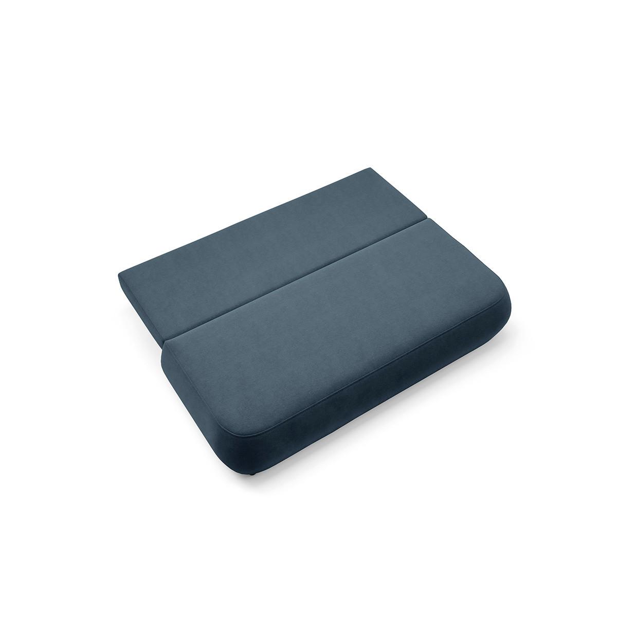 SOFA Antonio 3 Sitzplätze Blau - Blau, Holz (210/82/106cm) - Petits-meubles