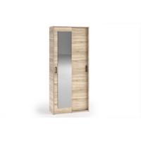 GARDEROBENSCHRANK BENVENO 90/21040 Modern Garderobenschrank Sonoma Eiche - Sonoma Eiche, Holzwerkstoff (90/210/40cm) - MASSENO