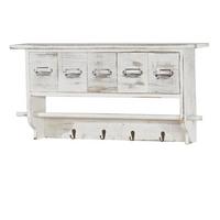 GARDEROBE Weiß - Weiß, Holz (65/32/13cm) - MCW