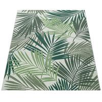 OUTDOORTEPPICH, mit Palmblatt-Muster, Grün, 120 x 170 cm - Grün, Textil (170/120cm) - KADIMA DESIGN