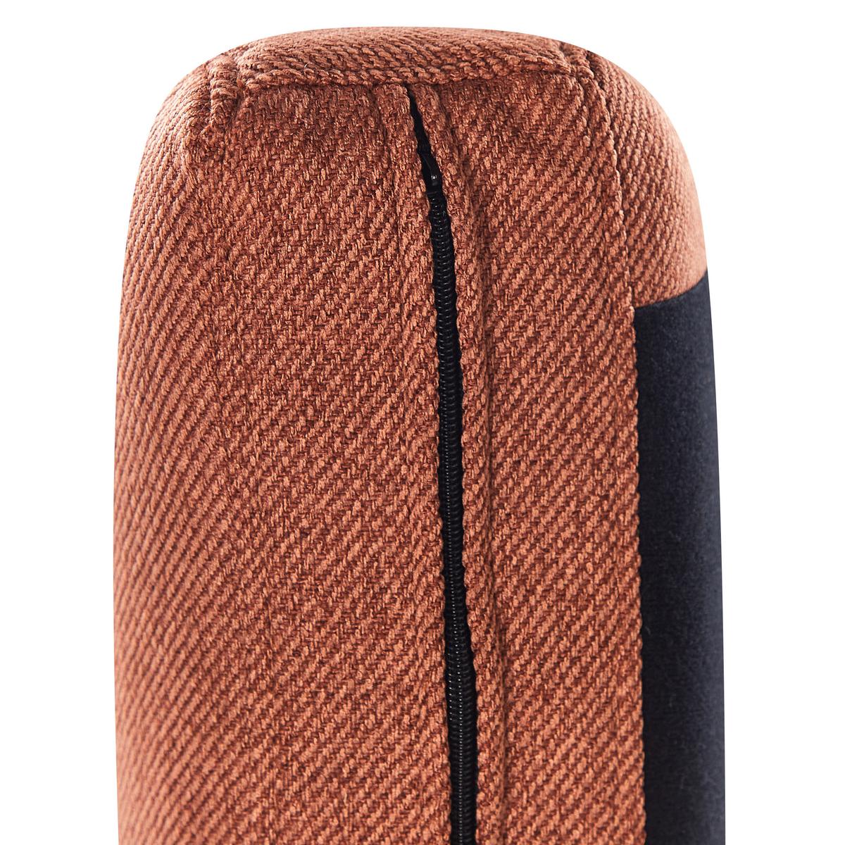 SESSEL Polsterbezug Orange Orum - Hellbraun/Orange, Textil (65/80/78cm) - Beliani