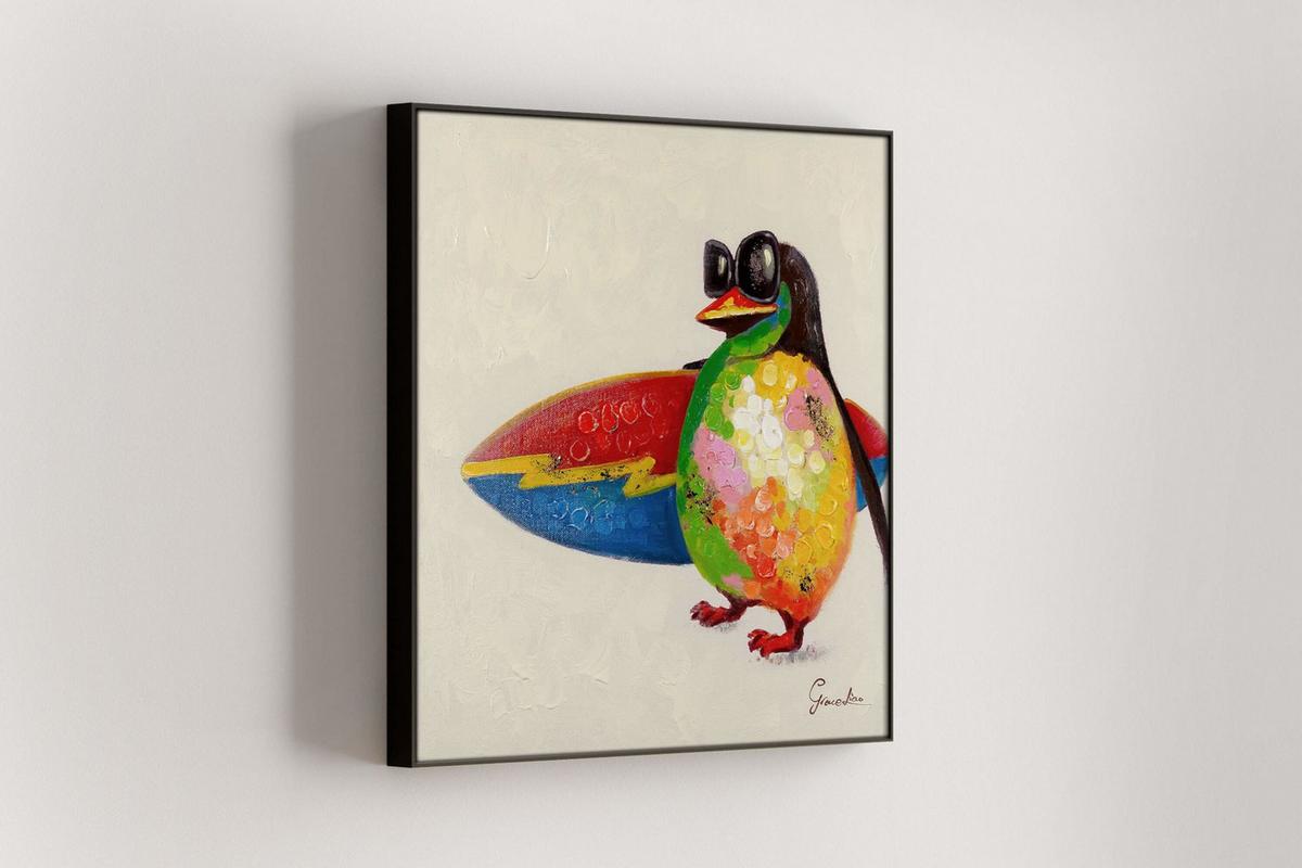 ÖLGEMÄLDE 50/50 cm - Multicolor, Holz/Textil (50/50cm) - KUNSTLOFT