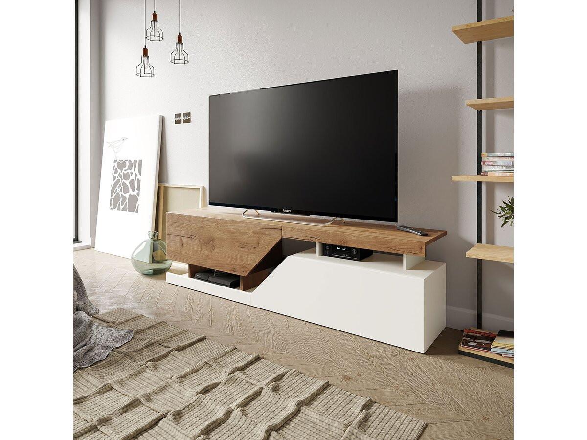 TV-MÖBEL ceelias Braun - Braun, Holz (46/35/160cm) - Habitat Garten