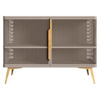 KOMMODE Modera 2 - Kaschmir/Goldfarben, Holzwerkstoff/Metall (120/85/40cm) - MIRJAN24