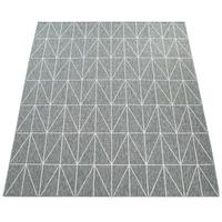 OUTDOORTEPPICH, geometrisch, Grau, 80 x 150 cm - Grau, Textil (150/80cm) - KADIMA DESIGN