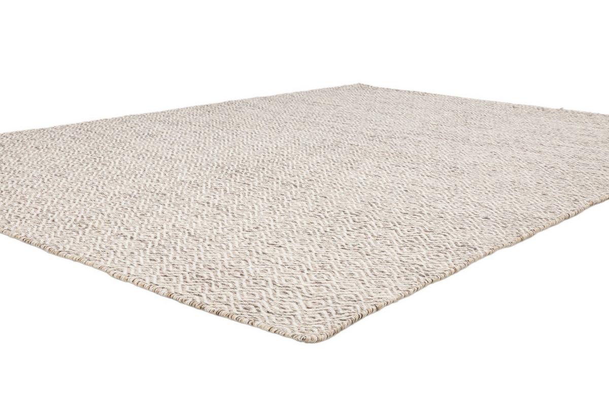 HANDWEBTEPPICH 2-Seitiger Skandi, modern 130x190 cm - Beige, Textil (130/190cm) - Rug and Roll