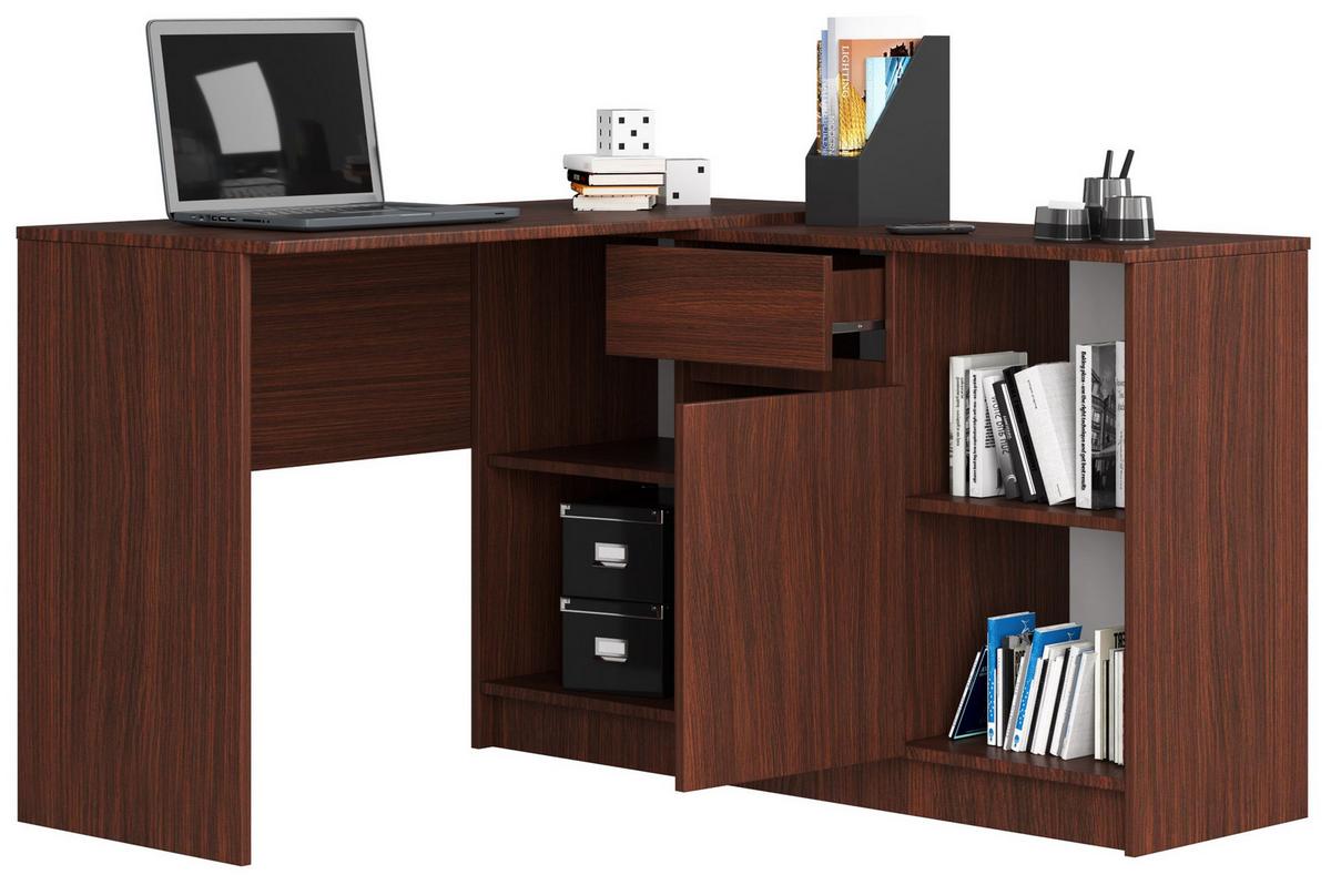 SCHREIBTISCH Dunkelbraun 79/120/126 - Dunkelbraun, Holzwerkstoff (68/51/79cm) - RAUMHIRSCH FURNITURE