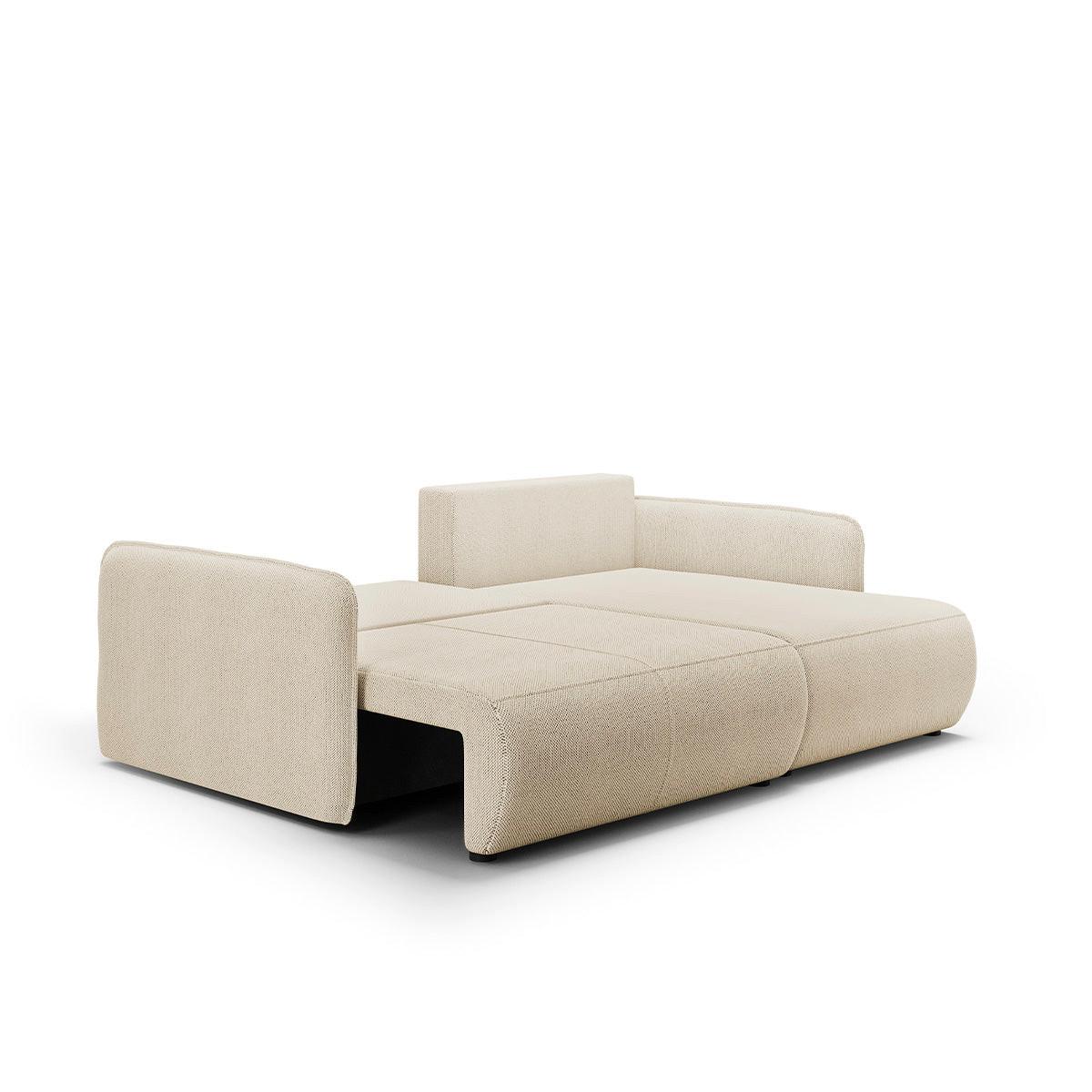 ECKSOFA Claudio 3 Sitzplätze Beige - Beige, Holz (207/148cm) - Petits-meubles