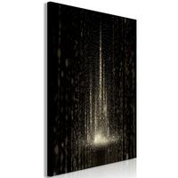 KUNSTDRUCK Schwarz 80/120 cm - Schwarz/Grau, Textil (80/120cm) - KUNSTLOFT