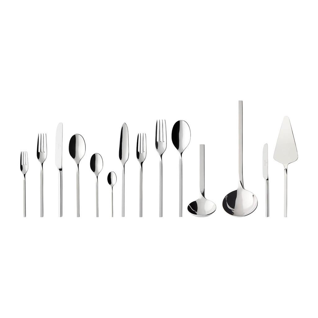 LUNCH TAFELBESTECK NewWave silber 3-tlg. - Silberfarben, Metall - Villeroy & Boch