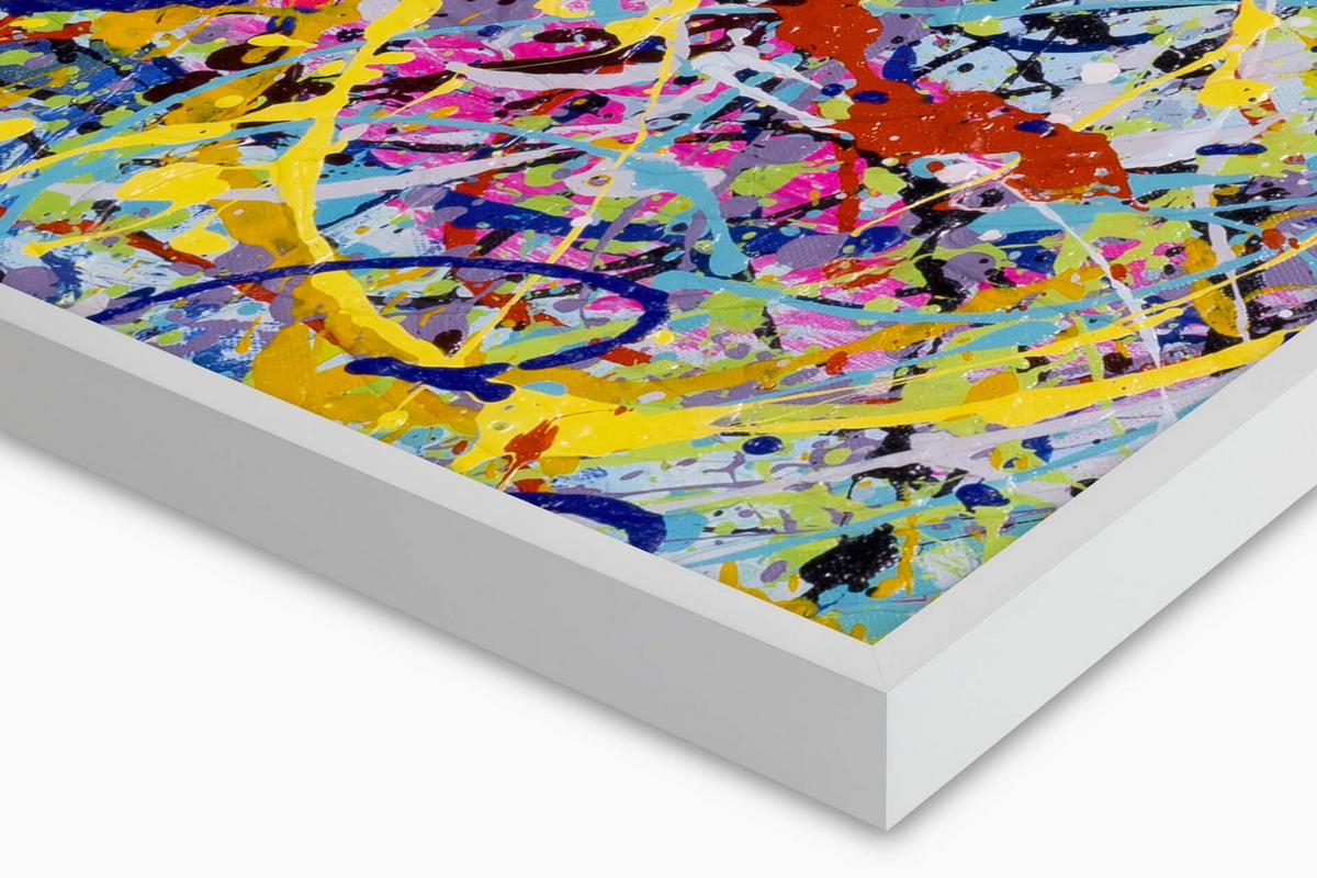 ACRYLBILD HANDGEMALT 100/75 cm - Multicolor, Holz/Textil (100/75cm) - KUNSTLOFT