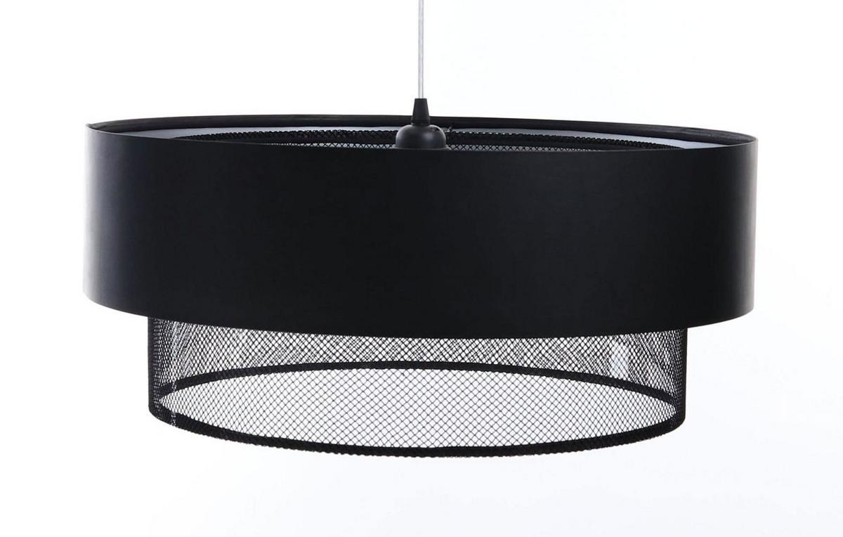 HÄNGELEUCHTE Schwarz 40/20 cm - Schwarz, Kunststoff (40/1/20cm) - ONZENO
