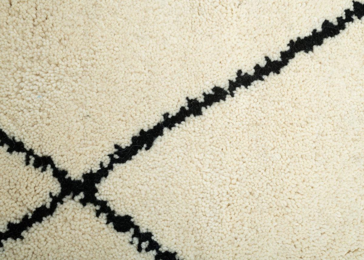 BERBERTEPPICH Marmoucha 140x200 cm - Schwarz, Textil (140/200cm) - THEKO