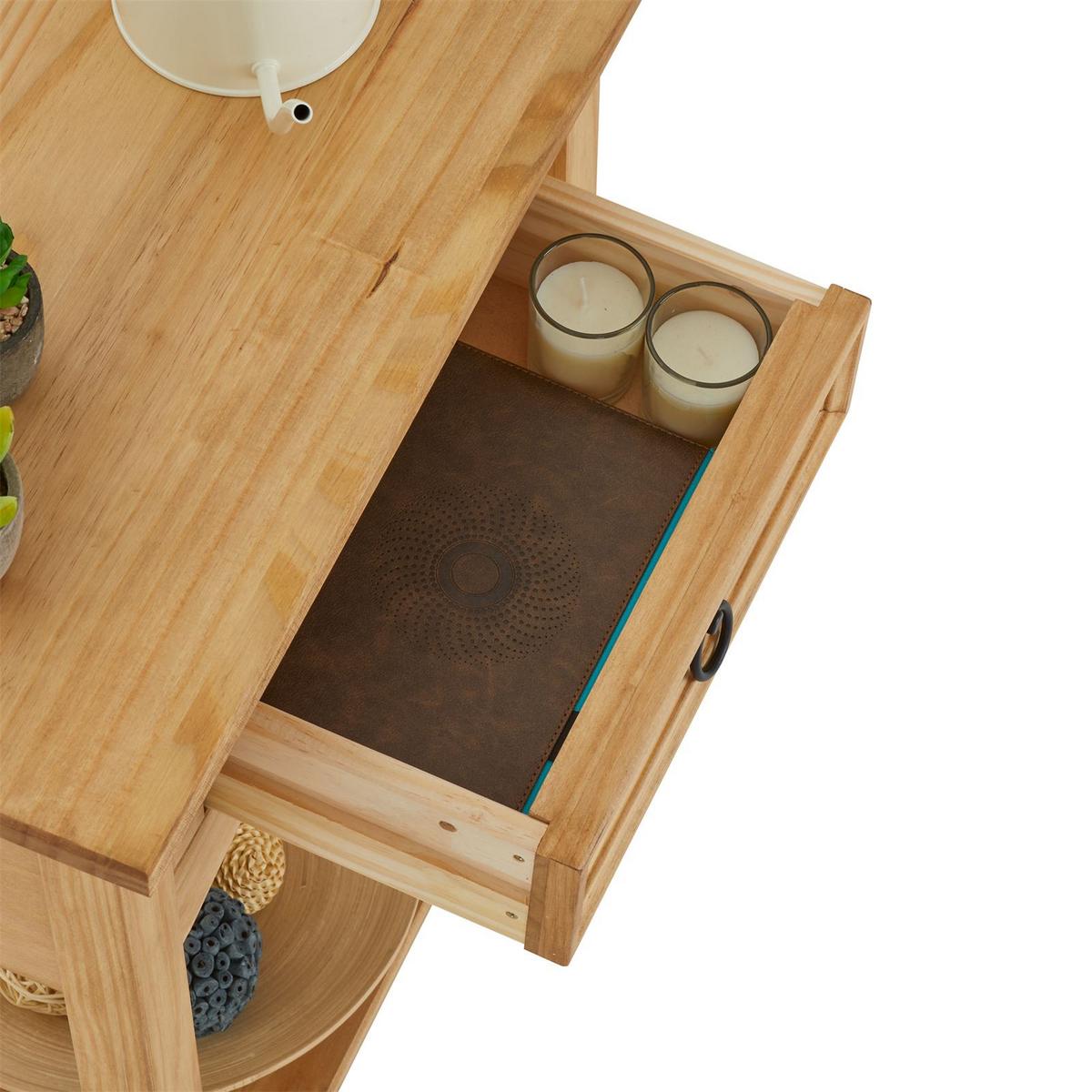 KONSOLENTISCH SALSA braun - Braun, Holz (35/53/73cm) - CARO-Möbel