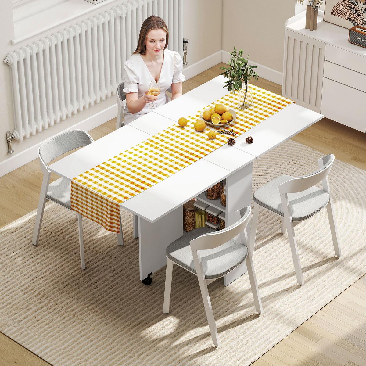 ESSTISCH Slyvin 140/75/74 cm - Weiß, Kunststoff (140/75/74cm) - ZMH