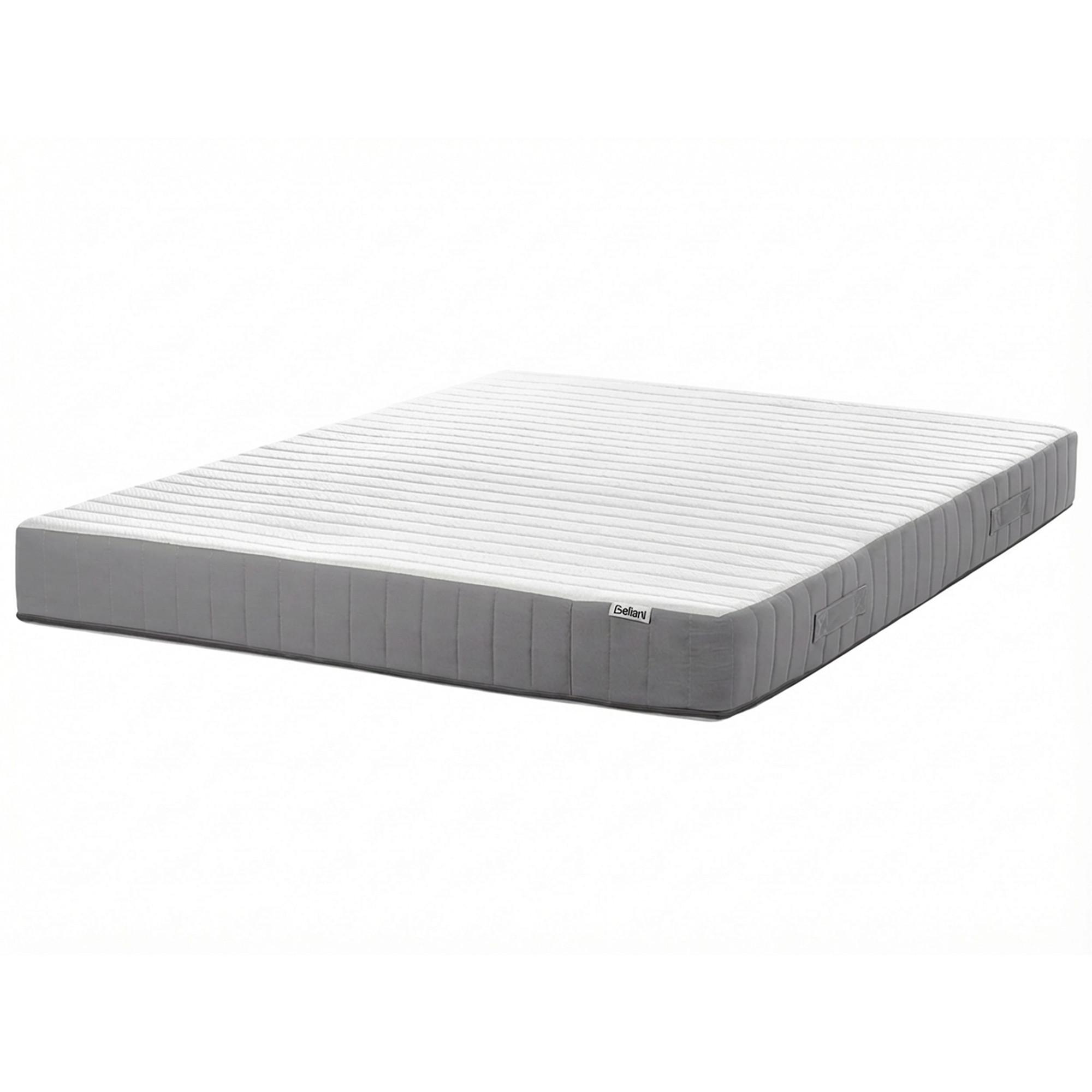 MEMORYSCHAUM-TASCHENFEDERKERNMATRATZE H2/3 Mittel 160/200 cm Breez - Weiß, Textil (160/200cm) - Beliani