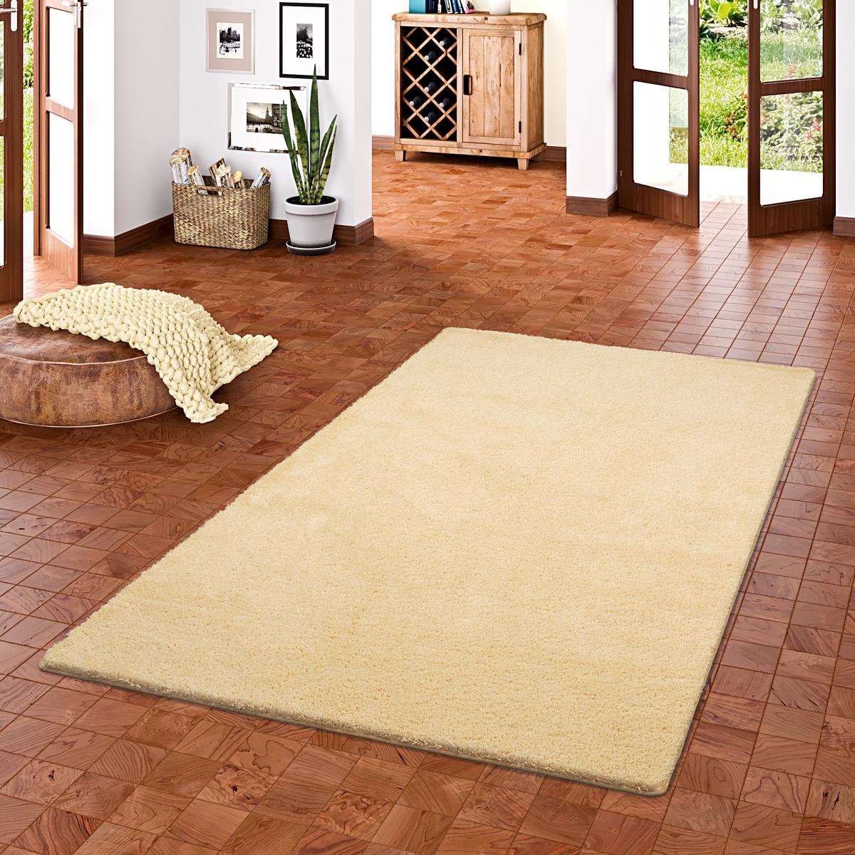 HOCHFLOR SHAGGY TEPPICH PALACE - Naturfarben, Textil (160/200cm) - Snapstyle
