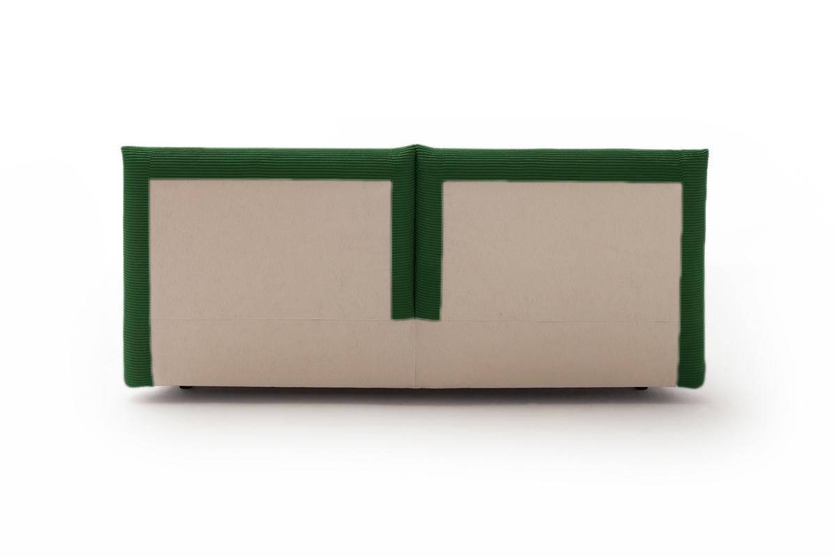 POLSTERBETT HENRY Smaragdgrün Cord - Smaragdgrün, Textil (200/200cm) - KAWOLA