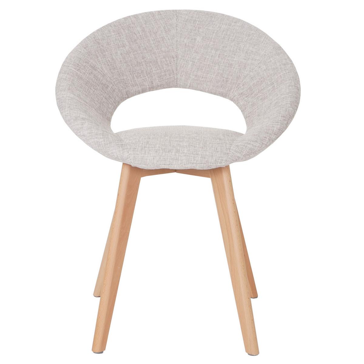 ESSZIMMERSTUHL Beige, Grau 6er-Set - Greige/Beige, Holz (60/79/50cm) - MCW