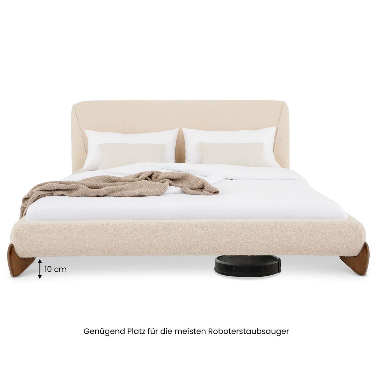 POLSTERBETT PATERNA 180X200 CM - Beige, Textil (180/200cm) - IDIMEX