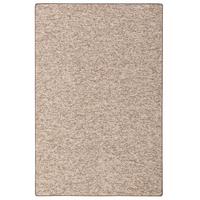 LUXUS WOLL-OPTIK BERBER JUNA MELIERT - Braun, Textil (133/133cm) - Snapstyle