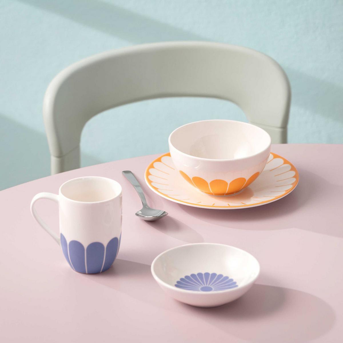 FRÜHSTÜCKSTELLER Fleur Couleur Soleil ø 21,2 cm 6er Set - Gelb, Keramik (21.2cm) - Villeroy & Boch