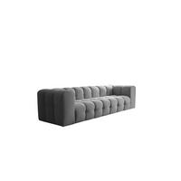 SOFA 4-sitzer Solvie In Tiffani - Grau, Holzwerkstoff/Textil (250/75/106cm) - Fun Möbel