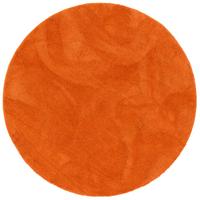HOCHFLOR SUPER SOFT TEPPICH SILKY RUND - Orange, Textil (160/160cm) - Pergamon