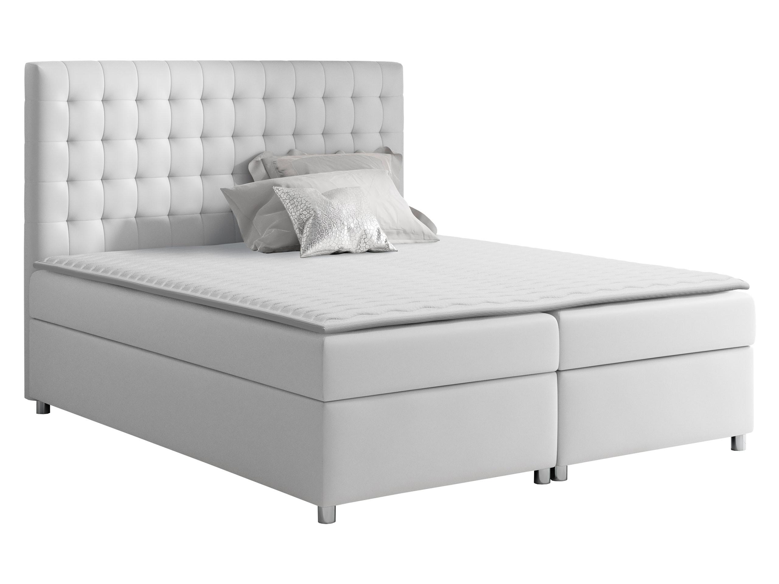BOXBETT Asti - H3 - Weiß, Holz (160/200cm) - MIRJAN24