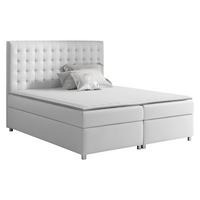 BOXBETT Asti - H3 - Weiß, Holz (200/200cm) - MIRJAN24
