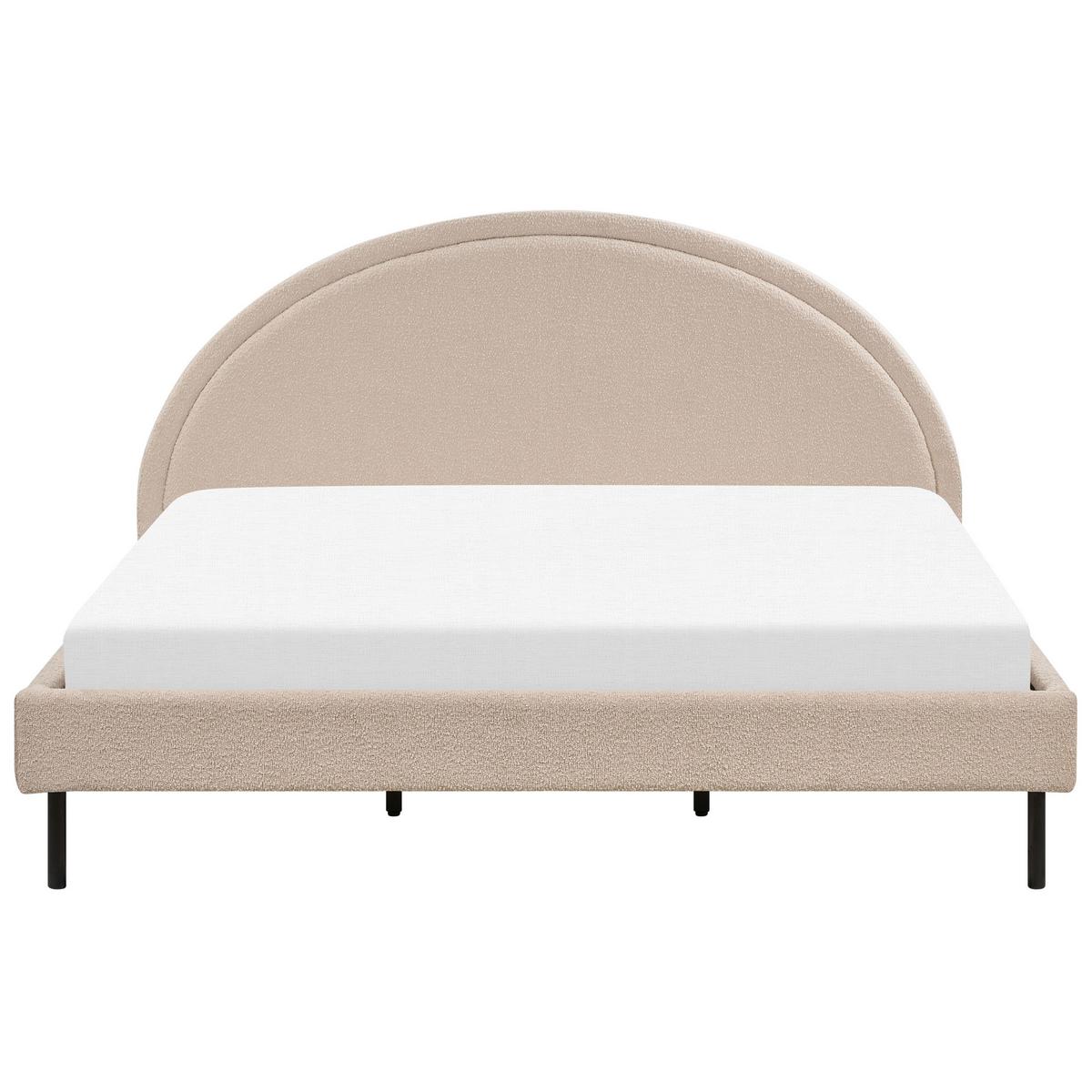 POLSTERBETT 180/200cm Beige Margut - Beige, Textil (180/200cm) - Beliani