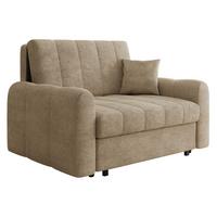 SCHLAFSOFA Viva Moon II - Hellbraun/Schwarz, Holz/Metall (148/85/98cm) - MIRJAN24