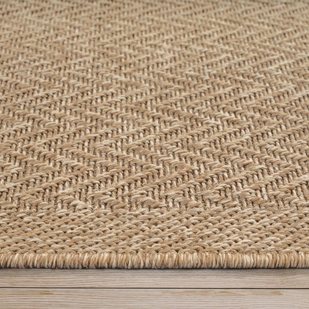 TEPPICHLÄUFER Geometrisch CORDEV Polypropylen Natur 80 x 250 cm - Beige, Textil (80/250cm) - KADIMA DESIGN