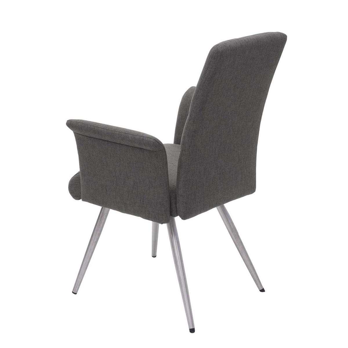ESSZIMMERSTUHL Grau, Braun 2er-Set - Braun/Grau, Textil (68/97/64cm) - MCW