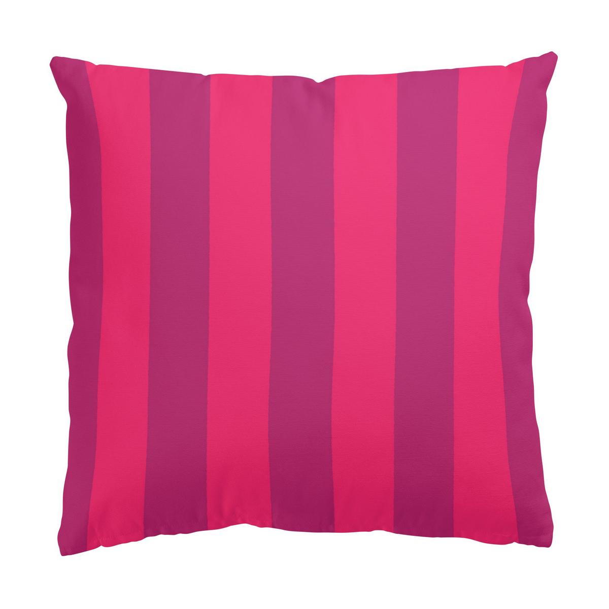 DEKOKISSEN 2er-Set PopArt Sommer Streifen Duo I 50/50 cm - Pink, Textil (50/50cm) - Bilderwelten
