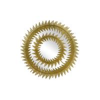 WANDSPIEGEL Gold 72/72 cm - Goldfarben, Metall (10.95/72/3cm) - KUNSTLOFT