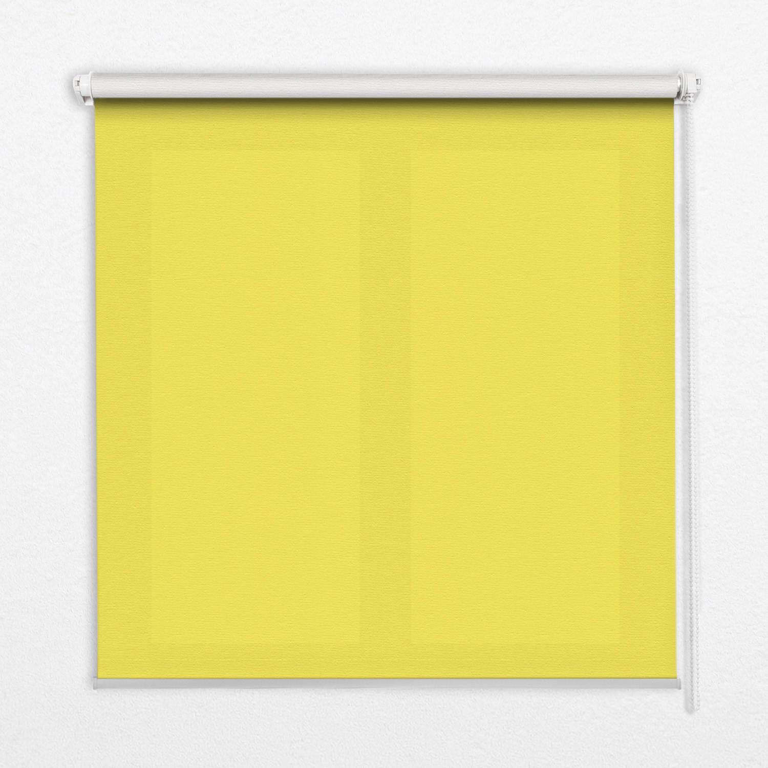 INNENROLLO - Fensterrollo - Rollo - 140x140 cm - Gelb - Gelb, Kunststoff (140/140/0.5cm) - TULUP